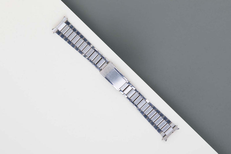 Omega Flat Link - 1067 Steel Bracelet - 20MM - 17 CM