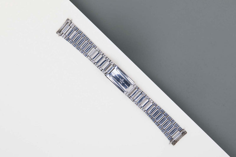 Omega Flat Link - 1067 Steel Bracelet - 20MM - 17 CM