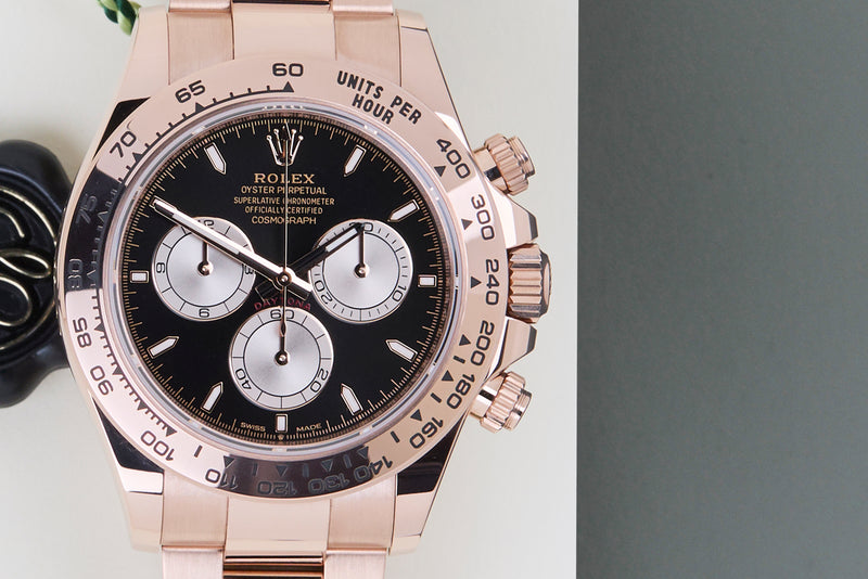 Daytona Rose Gold 'Black Dial'