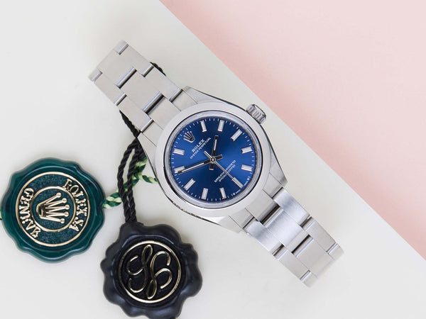 Rolex Oyster Perpetual 28 'Blue Dial'
