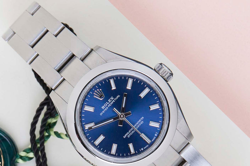 Rolex Oyster Perpetual 28 'Blue Dial'