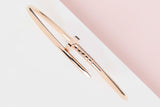 Juste un Clou Bracelet Small - Rose Gold - Size 17 - Pouch & Papers