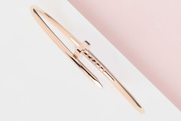 Juste un Clou Bracelet Small - Rose Gold - Size 17 - Pouch & Papers