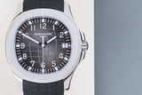 Aquanaut 'Black Grey Dial - Steel & Rubber Straps'