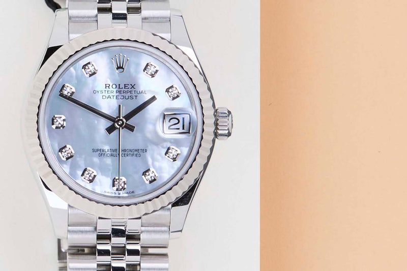 Rolex Datejust 31 'Mother of Pearl Diamond Dial - Jubilee'