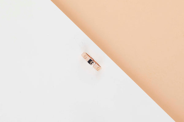 Love Ring Small - Rose Gold - Size 50 - B