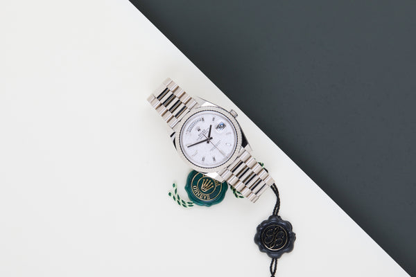 Day-Date 40 'Meteorite Dial - White Gold'
