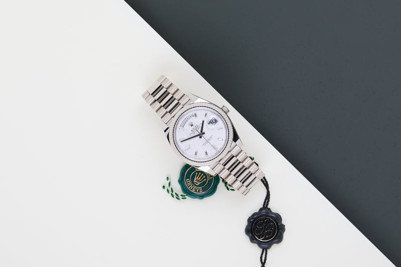 Day-Date 40 'Meteorite Dial - White Gold'