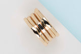 B.Zero 1 Four-Band Ring - Size 52 - Yellow Gold - B