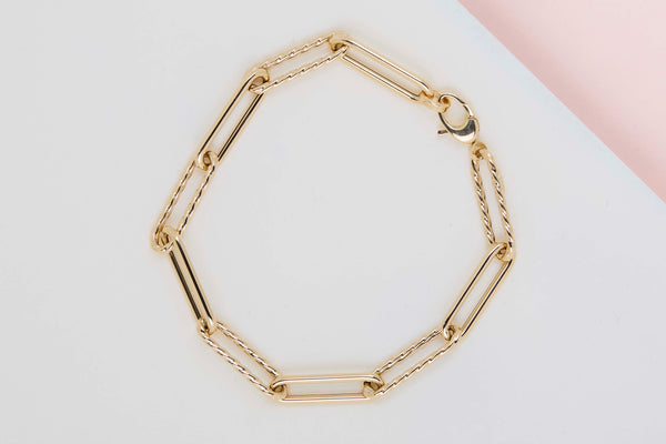 18ct. Yellow Gold Bracelet - 20.5CM