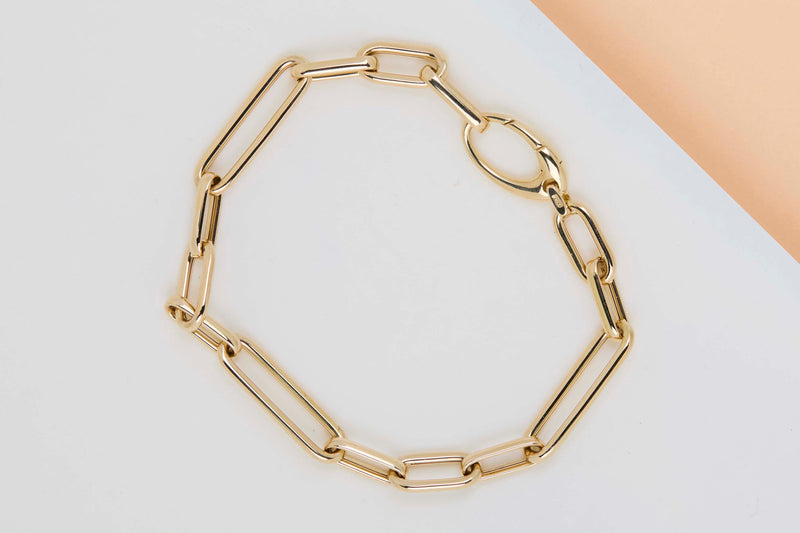 18ct. Yellow Gold Bracelet - 19.5CM