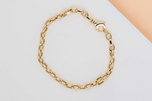 18ct. Yellow Gold Bracelet - 20.5CM