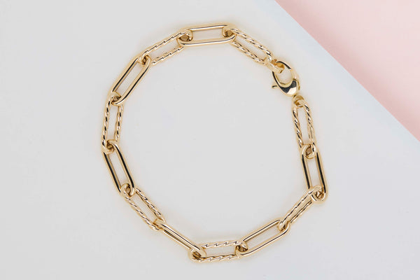 18ct. Yellow Gold Bracelet - 20CM