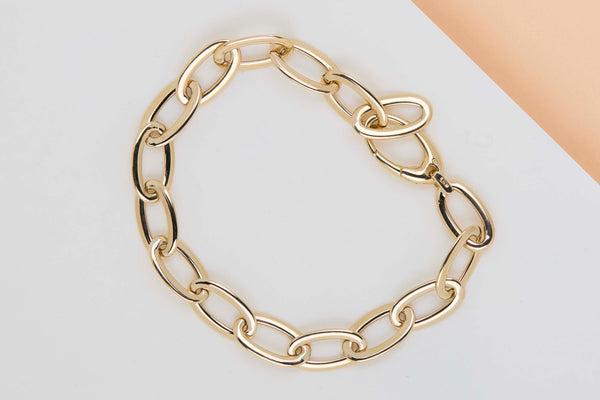 18ct. Yellow Gold Bracelet - 20CM