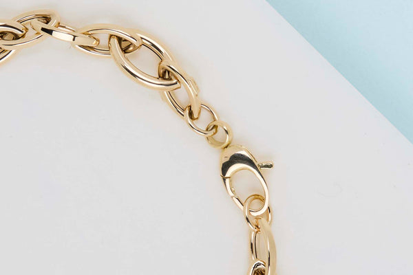 18ct. Yellow Gold Bracelet - 20CM