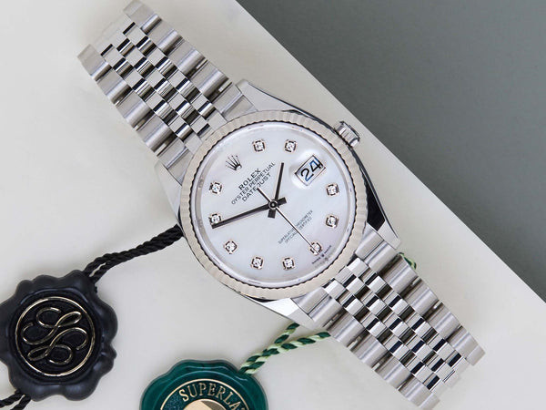 Datejust 36 'Mother of Pearl Diamond Dial - Jubilee'