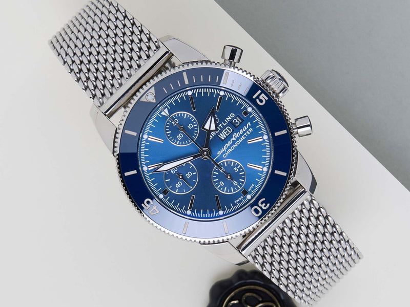 Superocean Heritage Chronograph 'Blue Dial'