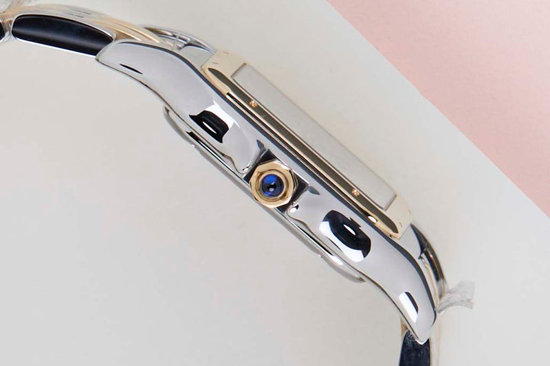Panthère De Cartier Medium 'Steel/Yellow Gold - Silver Roman Dial'