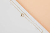 Elsa Peretti Open Heart Necklace - Yellow Gold - 40CM