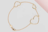 Yellow Gold Bracelet - 18 CM