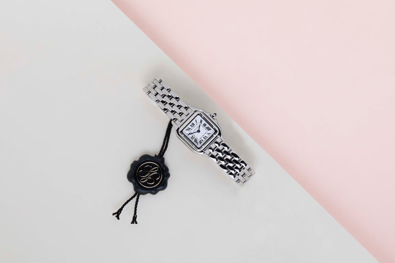 Panthère De Cartier Small 'Steel - Silver Roman Dial'