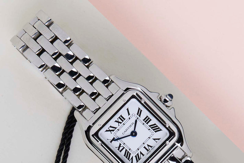 Panthère De Cartier Small 'Steel - Silver Roman Dial'