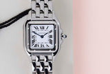 Panthère De Cartier Small 'Steel - Silver Roman Dial'