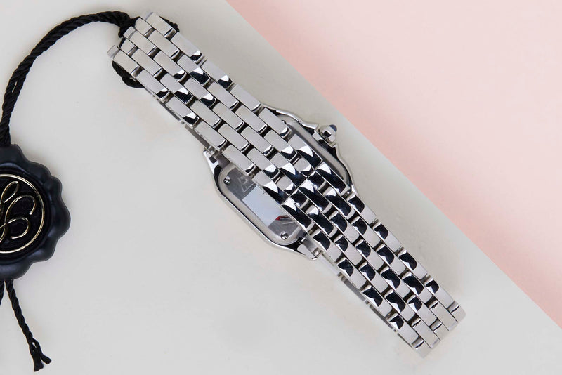 Panthère De Cartier Small 'Steel - Silver Roman Dial'