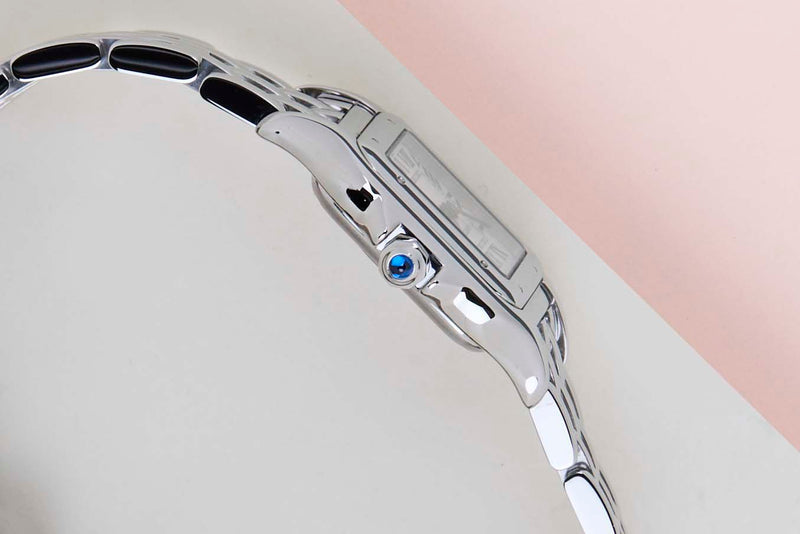 Panthère De Cartier Small 'Steel - Silver Roman Dial'