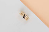 B.Zero 1 Three Band Ring - Yellow Gold - Size 58 - B