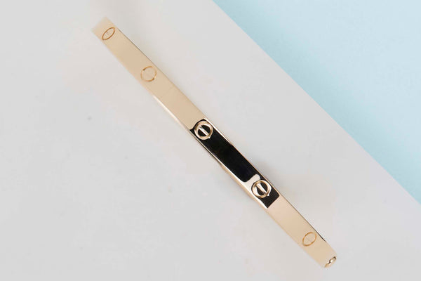 Love Bracelet Small - Yellow Gold - Size 16 - B&P