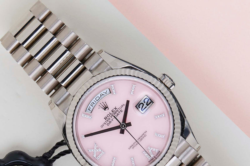 Day-Date 36 'Pink Opal Diamond Dial - President'