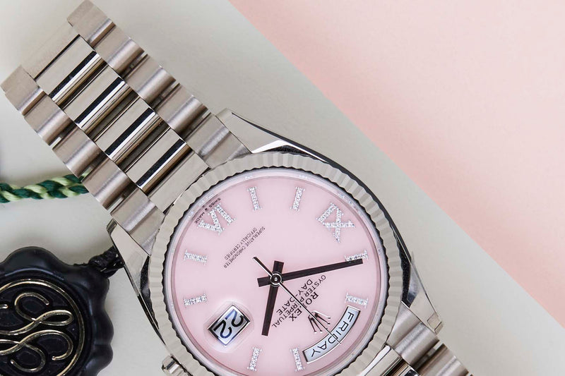Day-Date 36 'Pink Opal Diamond Dial - President'