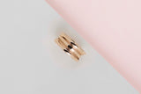 B.ZERO 1 Three-Band Ring - Rose Gold - Size 55