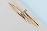 Juste Un Clou Bracelet - Yellow Gold & Diamonds - Size 18 - B&P