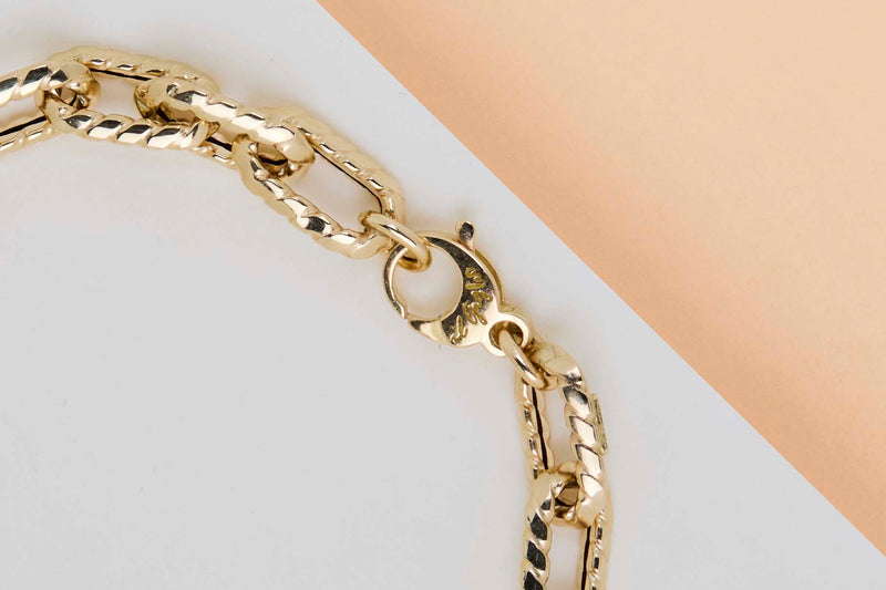18 Ct. Yellow Gold Bracelet - 19,5 cm