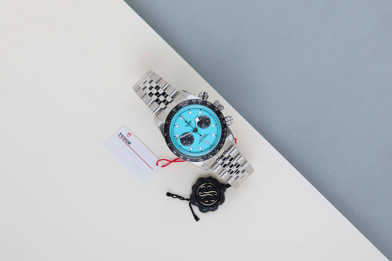 Black Bay Chrono 'Flamingo Blue - Jubilee'