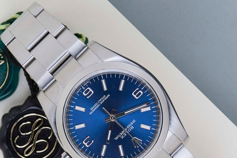 Oyster Perpetual 36 'Blue Explorer Dial'
