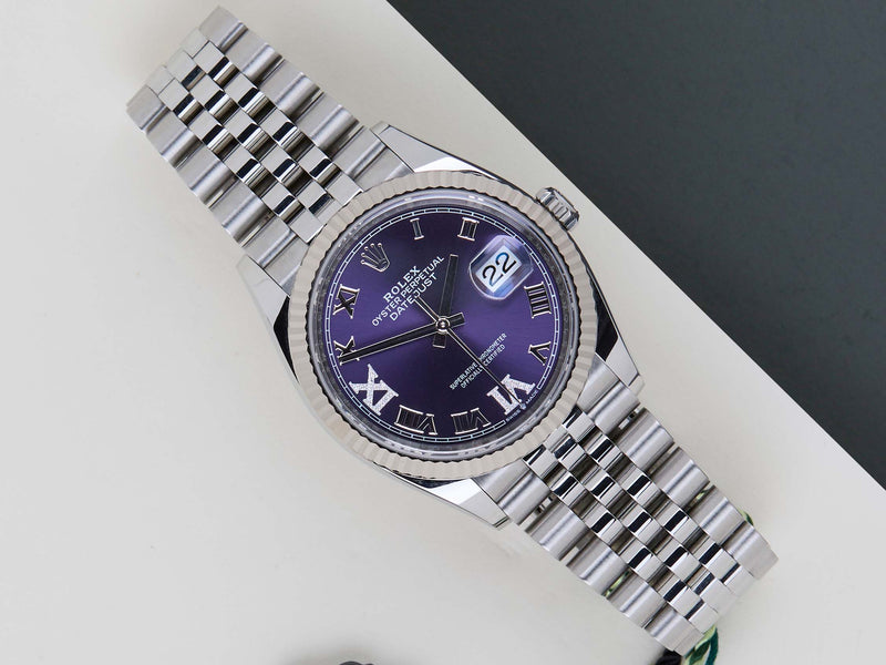 Datejust 36 'Aubergine Diamond Dial - Jubilee'