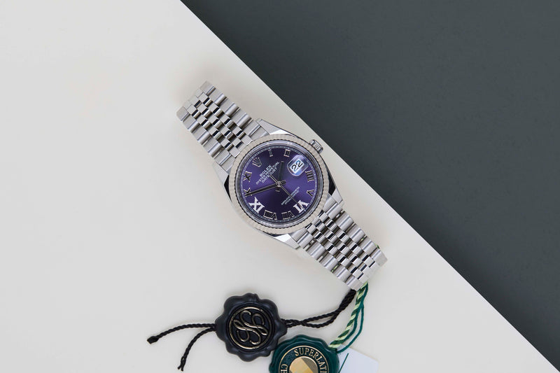 Datejust 36 'Aubergine Diamond Dial - Jubilee'