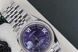 Datejust 36 'Aubergine Diamond Dial - Jubilee'