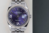 Datejust 36 'Aubergine Diamond Dial - Jubilee'