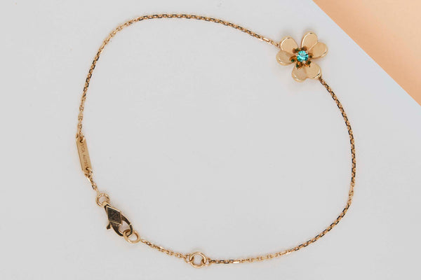 Frivole Mini Bracelet - Yellow Gold & Emerald - B&P