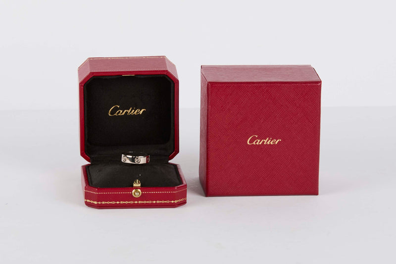 LOVE RING - WHITE GOLD - SIZE 57 - B