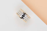 B.ZERO 1 FOUR-BAND RING - SIZE 55 - Ginza Limited Edition - White Gold & YELLOW GOLD - B