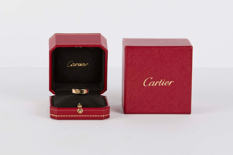 LOVE RING - YELLOW GOLD - SIZE 55 - B