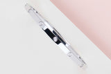 LOVE BRACELET SMALL WHITE GOLD & 6 DIAMONDS - SIZE 17 - B&P
