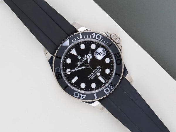Yacht-Master 42 'Black Dial - Oysterflex'