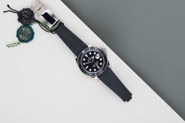 Yacht-Master 42 'Black Dial - Oysterflex'