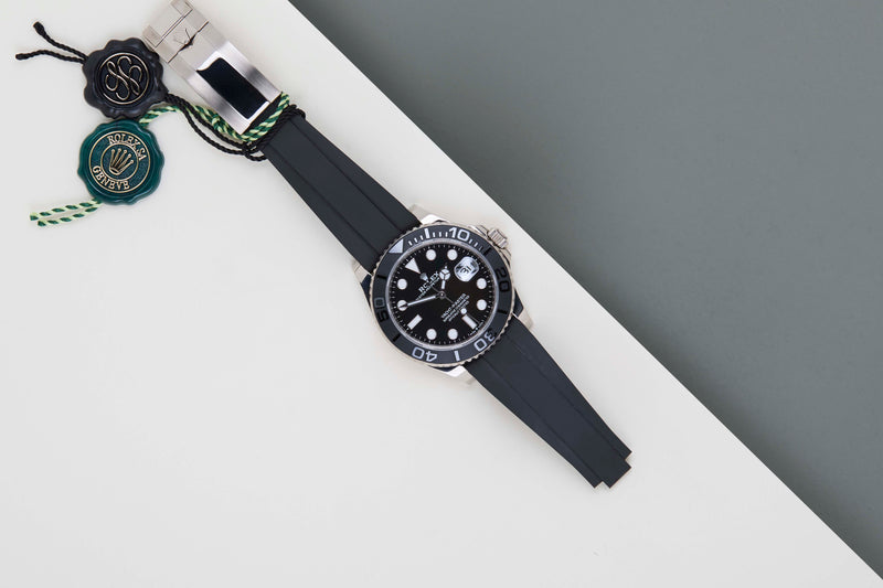 Yacht-Master 42 'Black Dial - Oysterflex'